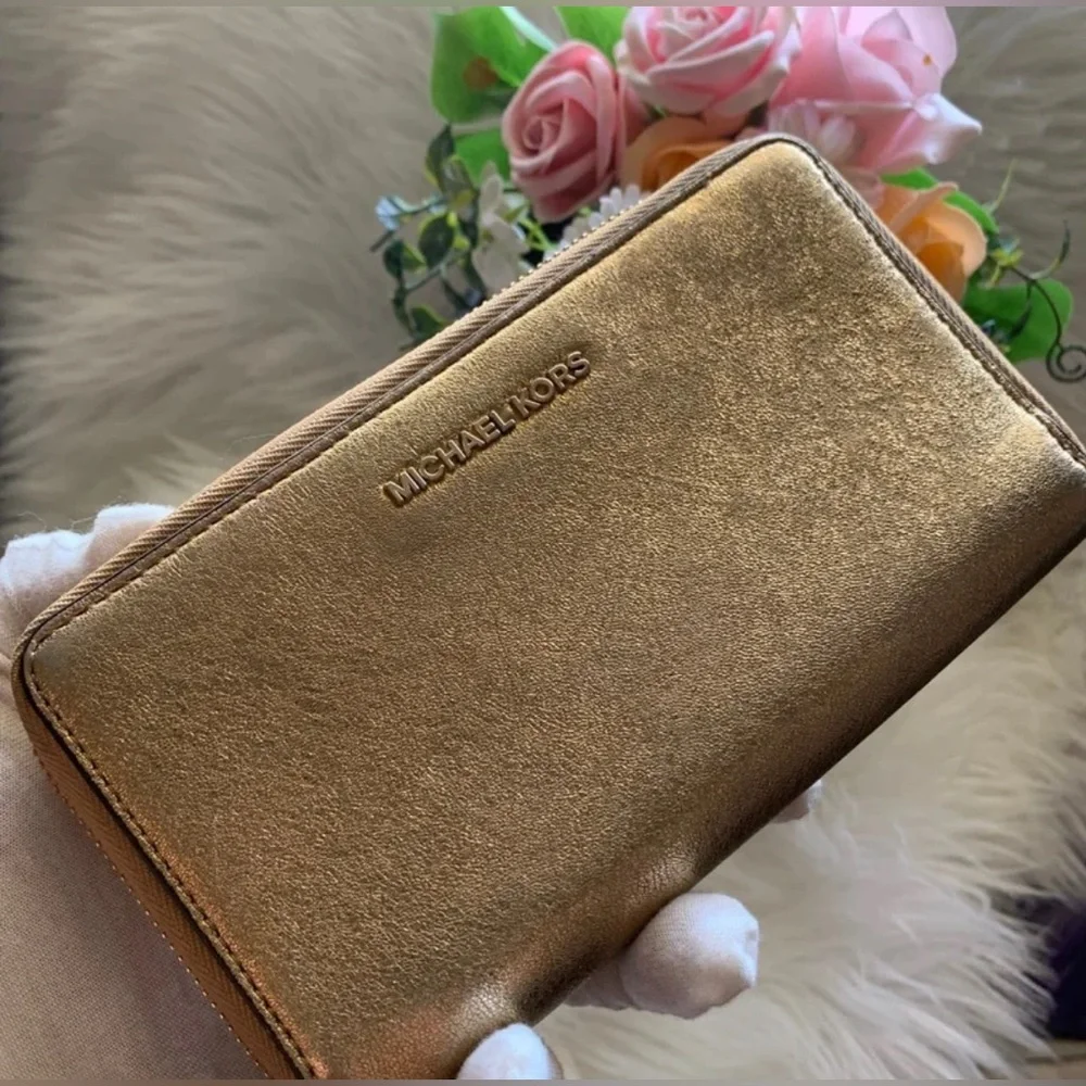Michael Kors Metallic Gold Wallet